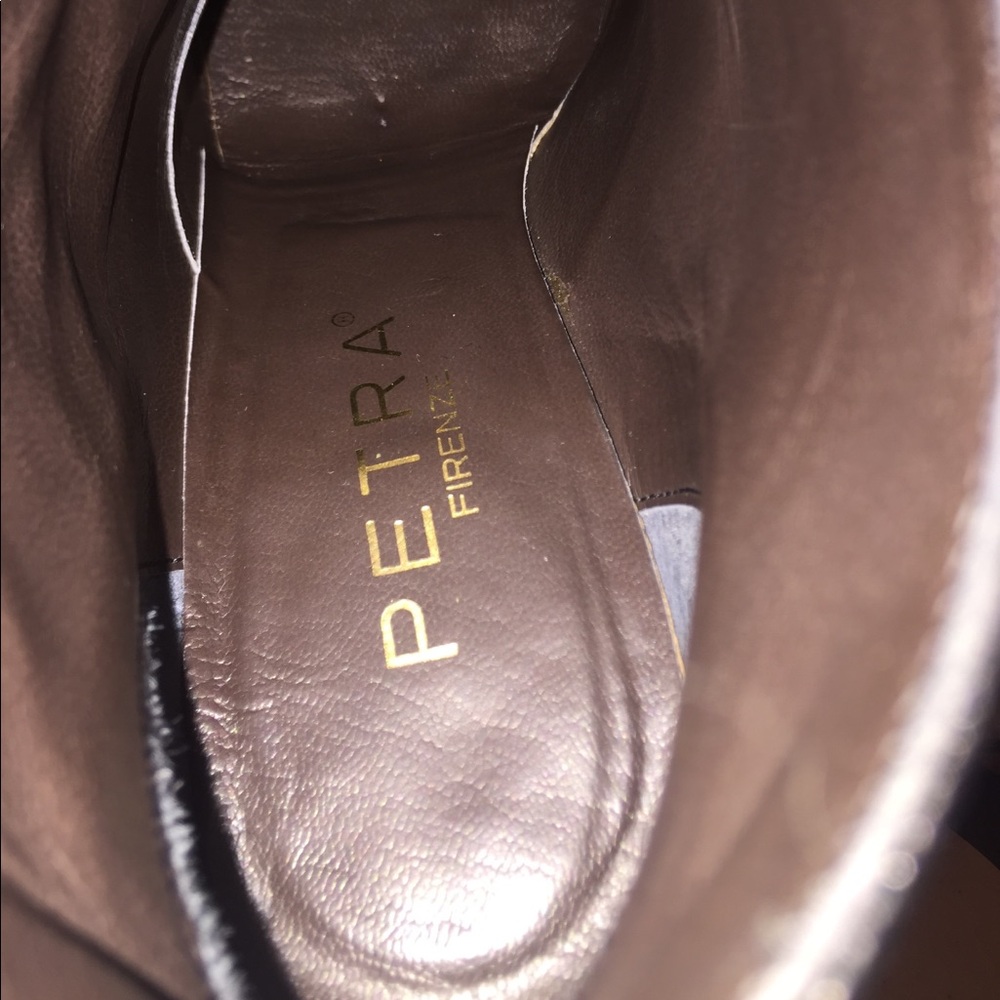 Black Leather Ankle Boots 5.5 - Picture 5 of 11